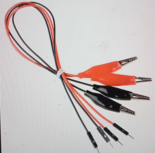 Lote Cables Dupont Pinza Cocodrilo y Conectores