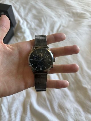 Reloj Lotus cronógrafo con correa milanesa