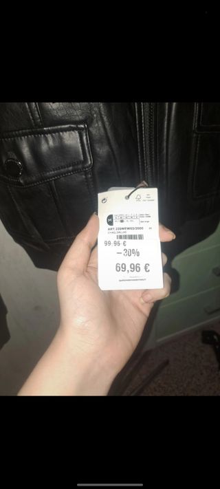 Chaqueta Desigual Cuero Sintético 