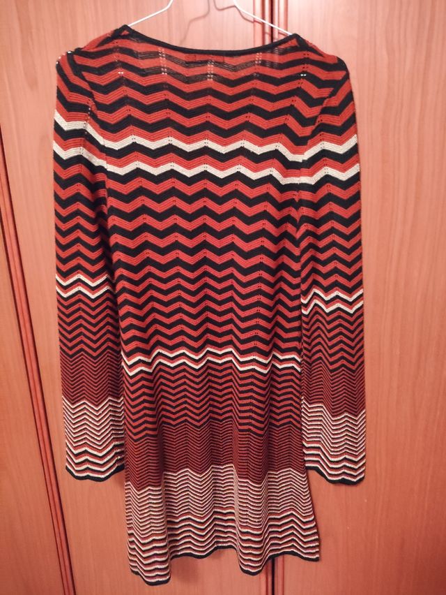 Vestido retro Stradivarius Zigzag Talla Única