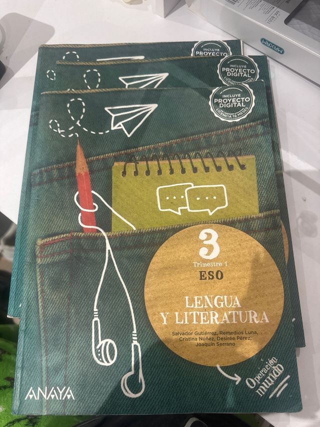 Libro de lengua 3 eso 