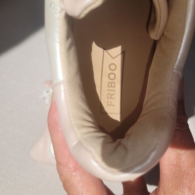 Zapatillas Niña Mariposa Blancas y Rosas