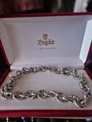 Gargantilla oro blanco 