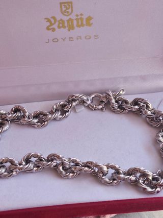 Gargantilla oro blanco 