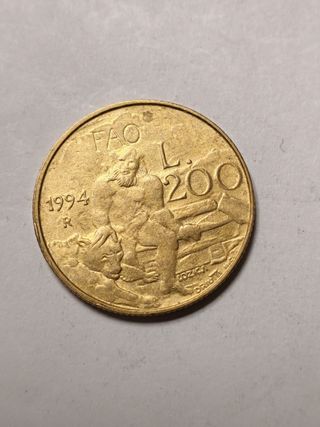 200 Lire San Marino 1994 FAO