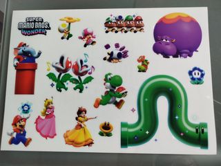 Pegatinas Super Mario Bros Wonder Nintendo