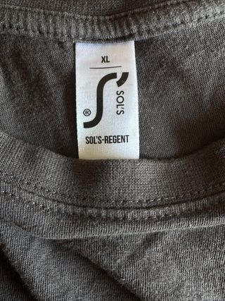 Camiseta Sol'S Hombre Gris Talla XL