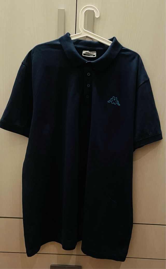 Polo Kappa Uomo Manica Corta XXXL Blu