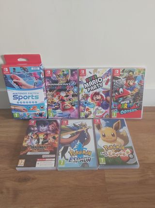 Juegos Nintendo Switch (PRECIOS DESCRIPCIÓN)