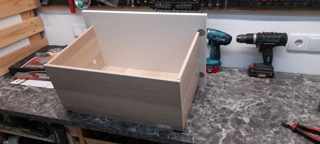 Gaveta ikea besta vom frente branco brilho