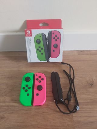 Pack Joycons Nintendo Switch Verde/Rosa