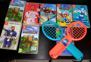 8 GIOCHI PER NINTENDO SWITCH E UNO HA LE RACCHETTE!