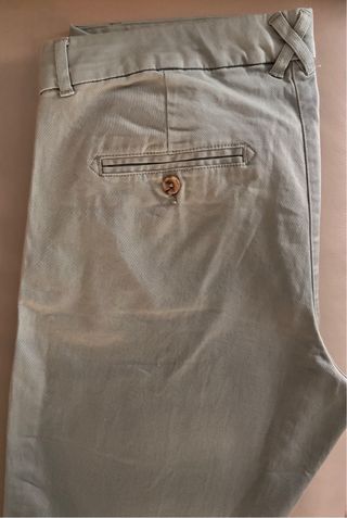 Pantalón de algodón verde