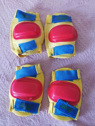 Set Patines Casco Rodilleras Coderas Niños