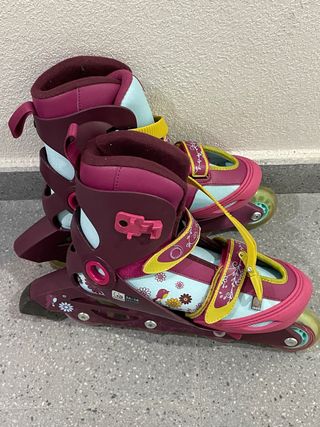 Patines en línea ajustables niña/mujer