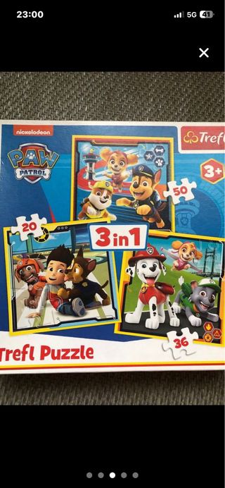 2 Puzzles Paw Patrol y Planes