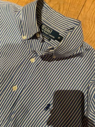 Camisa Polo Ralph Lauren Rayas Talla M