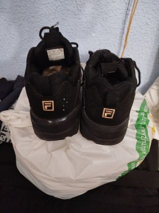 Zapatillas Fila Mujer Negras