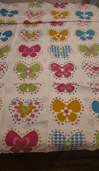 Funda nórdica infantil mariposas