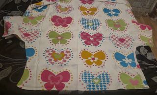 Funda nórdica infantil mariposas