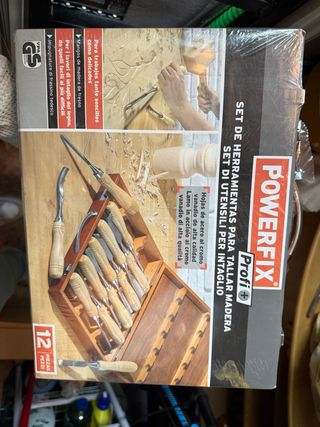 Set Herramientas Talla Madera Powerfix Profi