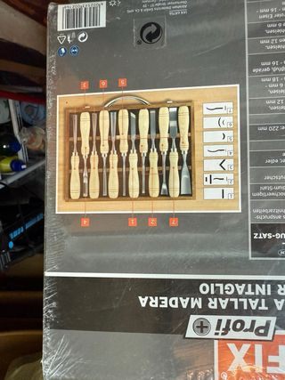 Set Herramientas Talla Madera Powerfix Profi