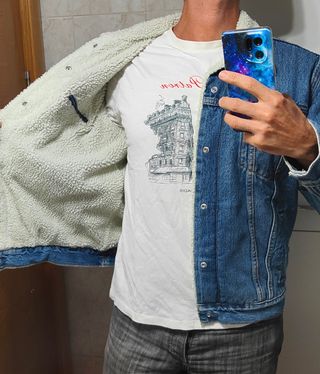 Chaqueta Levi's vaquera forrada de borrego