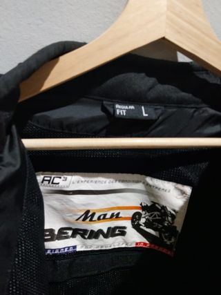 Chaqueta Moto Bering Negra