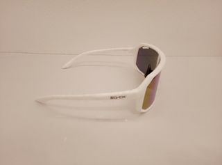 Occhiali da ciclismo bianchi lenti a specchio