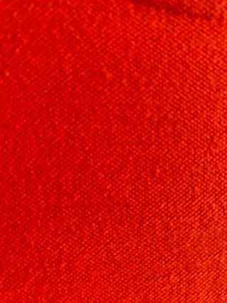 Vestido largo rojo coral manga corta