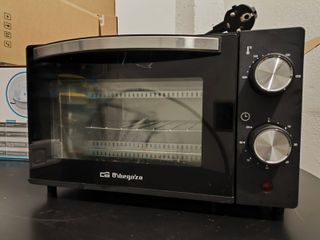 Mini horno tostador Orbegozo negro