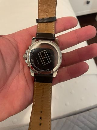 Reloj Tommy Hilfiger marron y Plateado