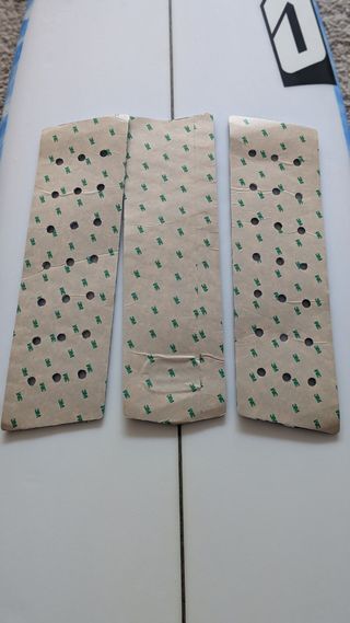 Grip delantero tabla surf camuflaje azul