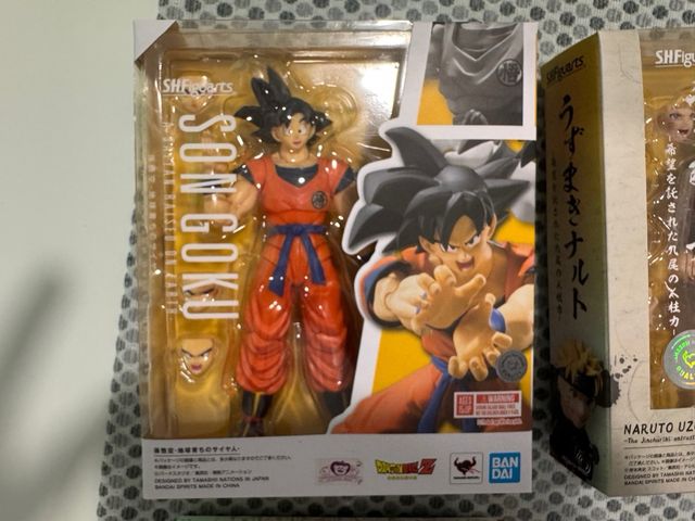 Figuras SHFiguarts Goku, Luffy y Naruto