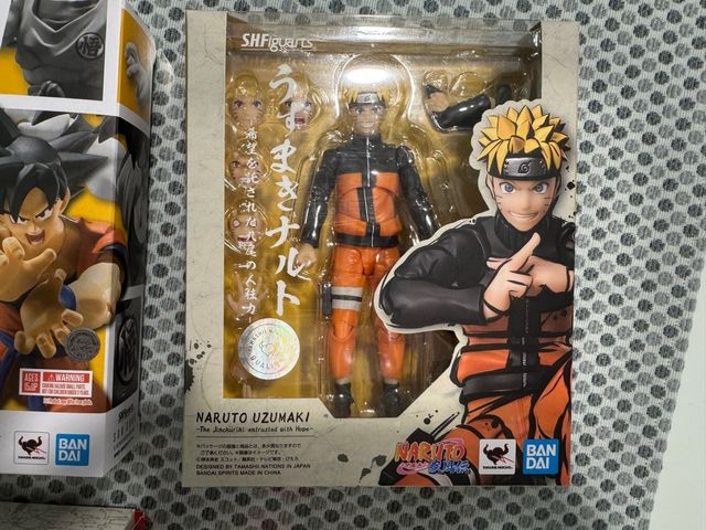 Figuras SHFiguarts Goku, Luffy y Naruto