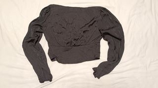Blusa Stradivarius Negra Talla M