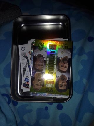 Caja de cartas de fútbol - Real Madrid 