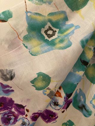 Pañuelo estampado floral Ochentero