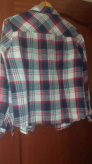 Camisa de cuadros multicolor