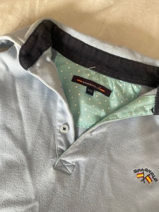 Polo Spagnolo Celeste Talla XS