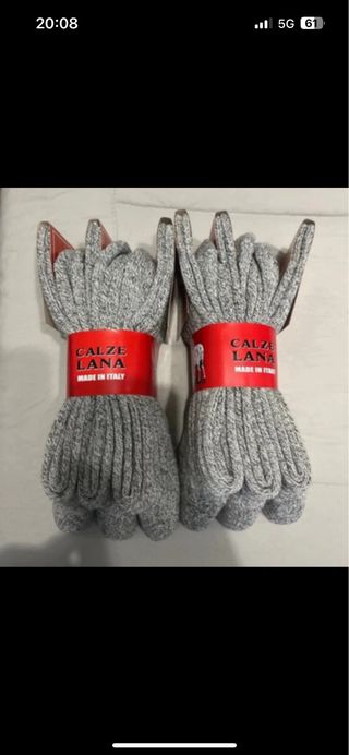 Calze Lana 6 paia TG. 38/42 o 43-46 Made in Italy