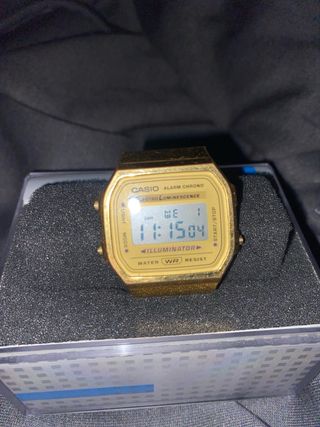 Reloj Casio Dorado Digital