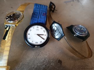 Lotto Orologi Swatch Oro e Verde