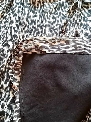 Vestido Zara estampado leopardo