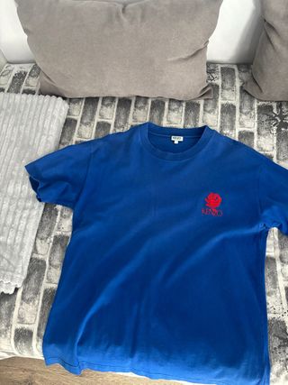 Camiseta Kenzo Azul Rosa