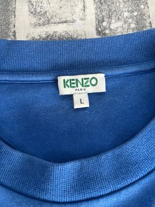 Camiseta Kenzo Azul Rosa