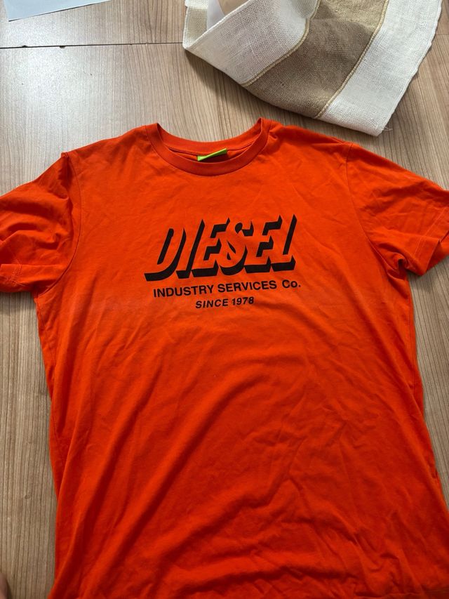 Camiseta Diesel Naranja Talla M