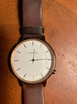 Reloj Komono Mujer Marrón y Dorado
