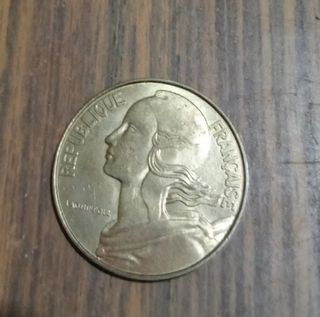 Moneda Francesa 20 Centimes 1989