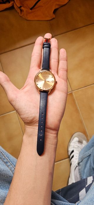 Reloj Mujer Azul/Dorado